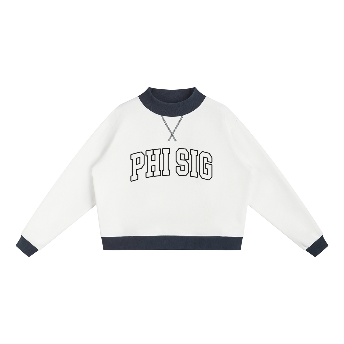 Phi Sigma Sigma Mock Neck Sweatshirt