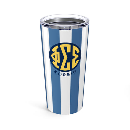 Phi Sigma Sigma Personalized Tumbler - Ivy Society
