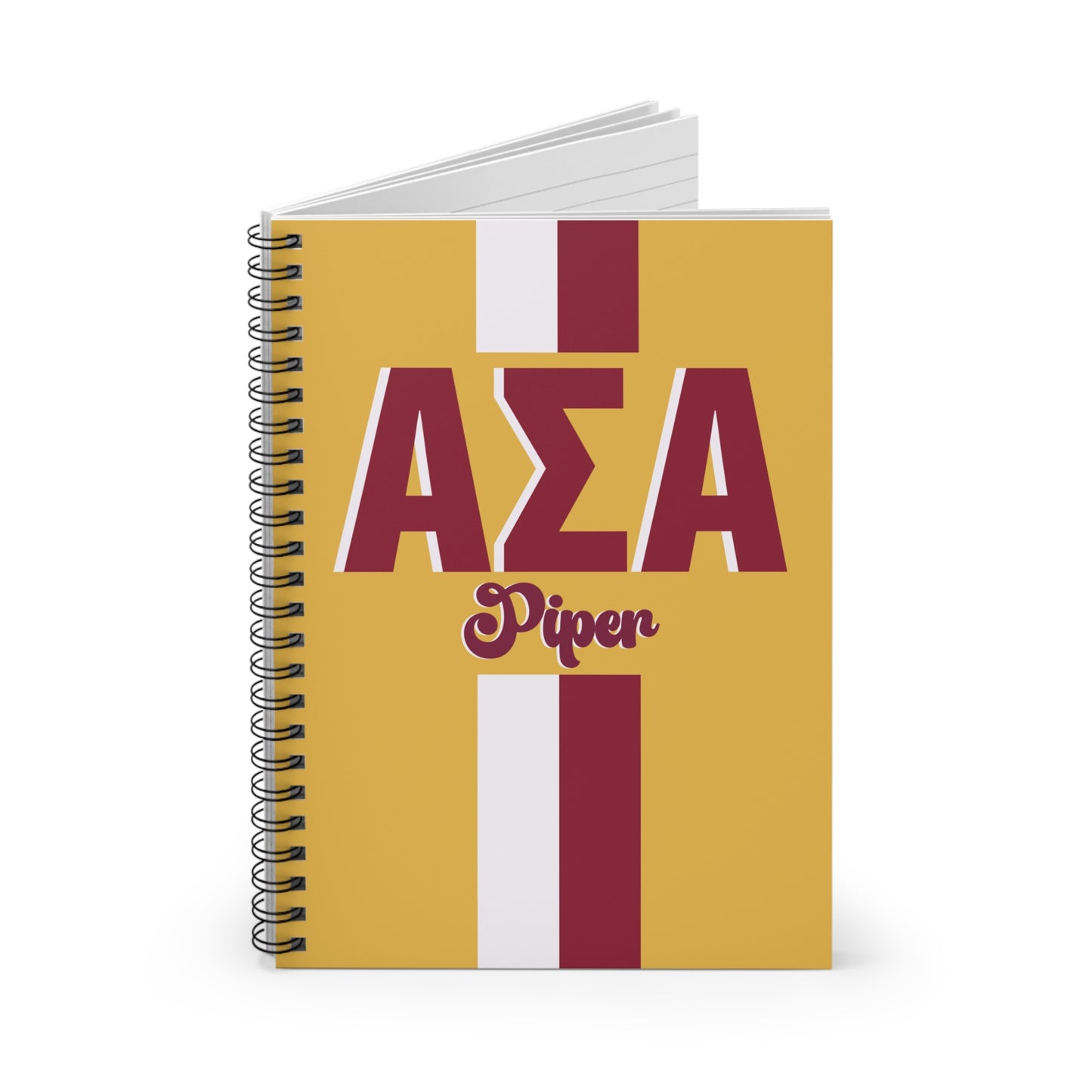 Alpha Sigma Alpha Personalized Notebook
