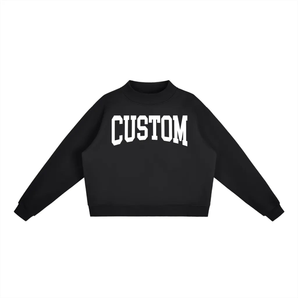 Custom Mock Neck Sweatshirt - Ivy Society