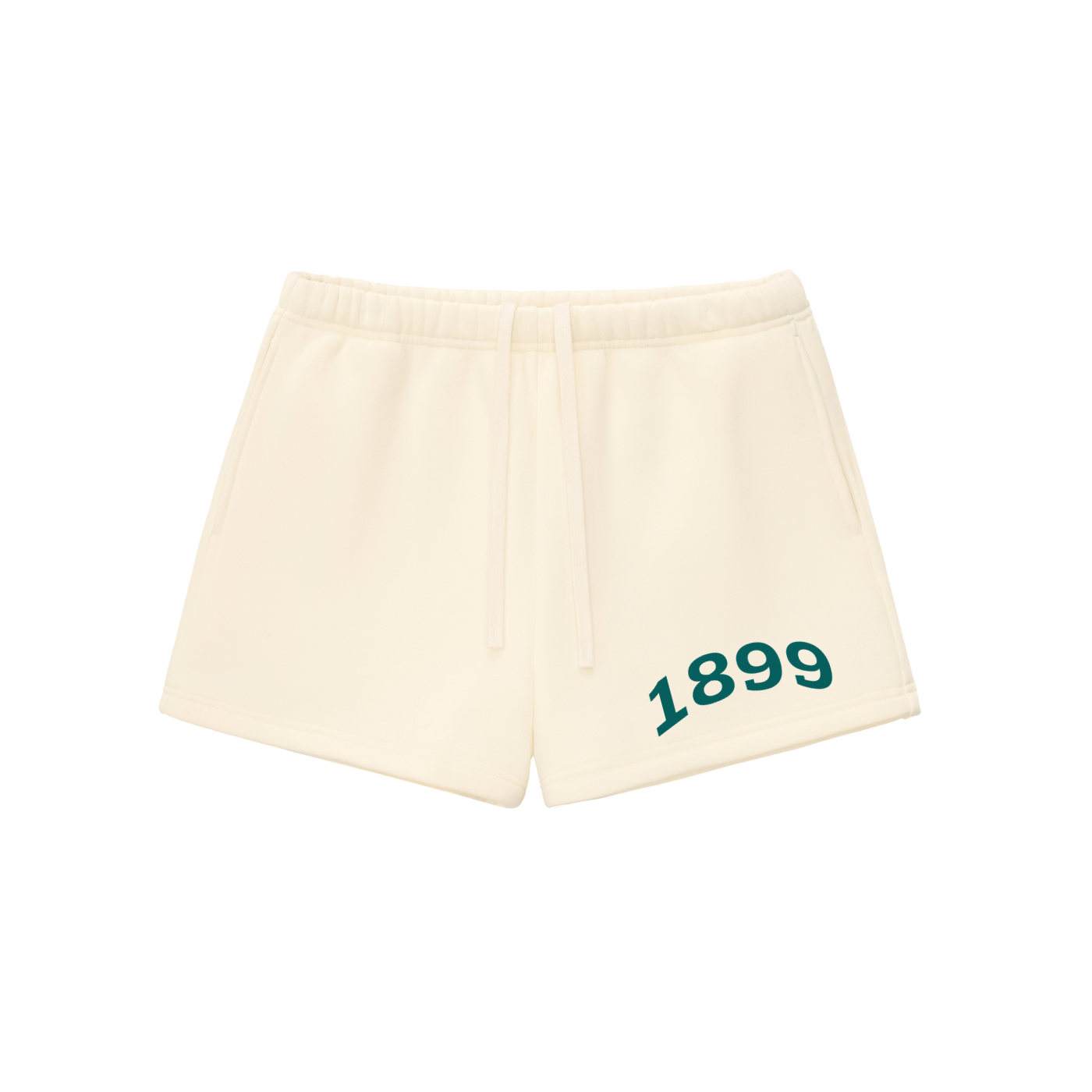 Green Alpha Sigma Tau Fleece Drawstring Shorts