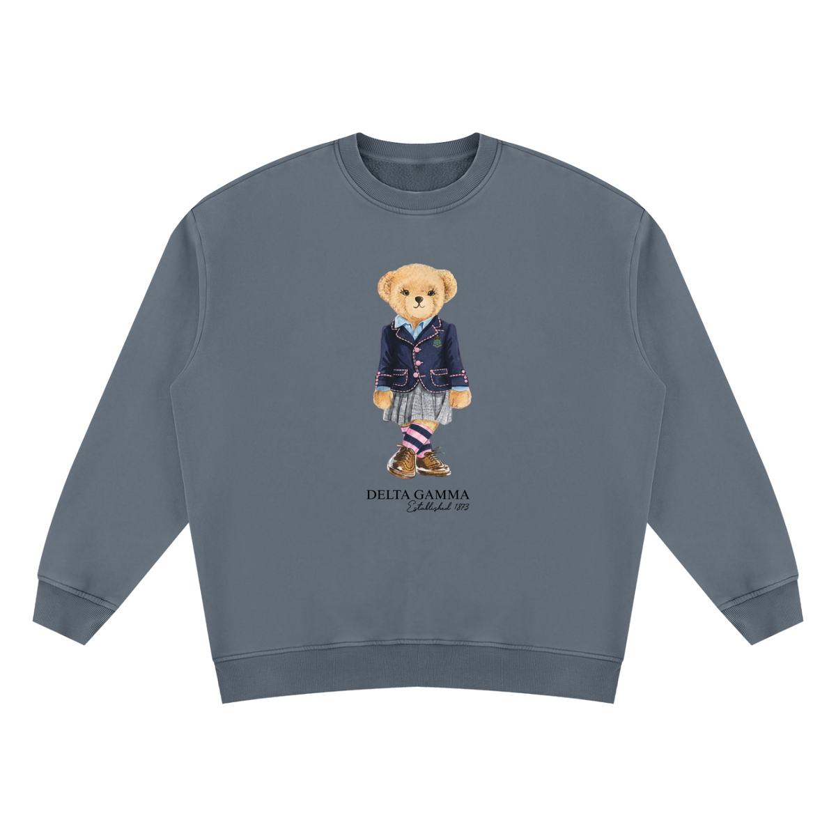 Delta Gamma Sorority Bear Vintage Wash Sweatshirt