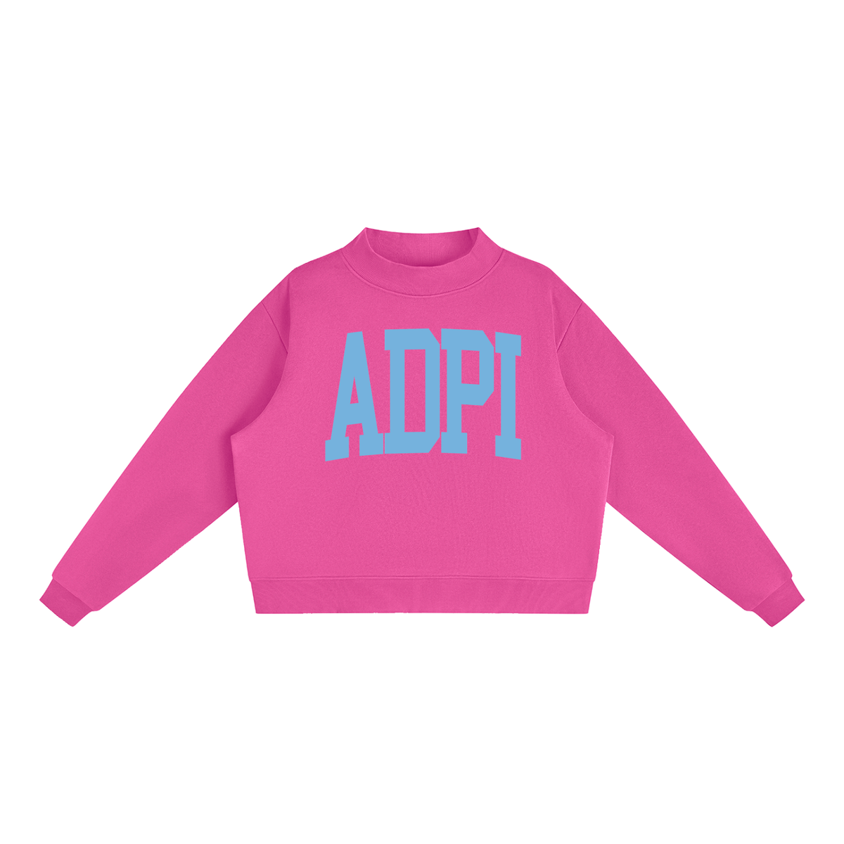 Alpha Delta Pi Big Mock Neck Sweatshirt