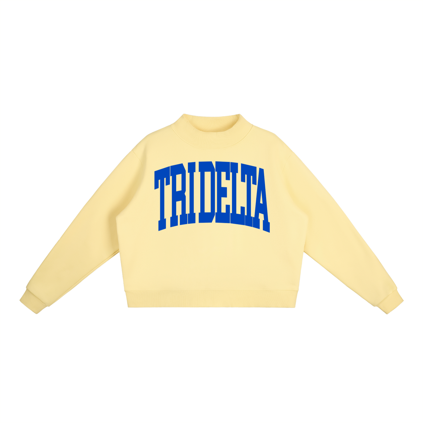 Tri Delta Big Mock Neck Sweatshirt - Ivy Society