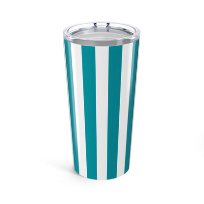 Zeta Tau Alpha Personalized Striped Tumbler