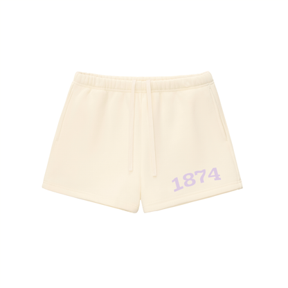 Purple Sigma Kappa Fleece Drawstring Shorts - Ivy Society