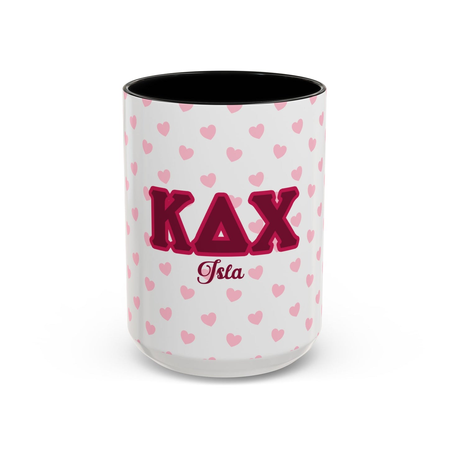 Kappa Delta Chi Personalized Heart Mug - Ivy Society