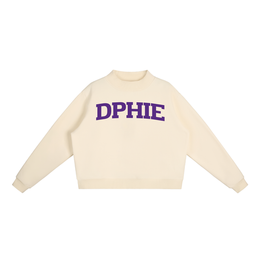 Delta Phi Epsilon Purple Mock Neck - Ivy Society