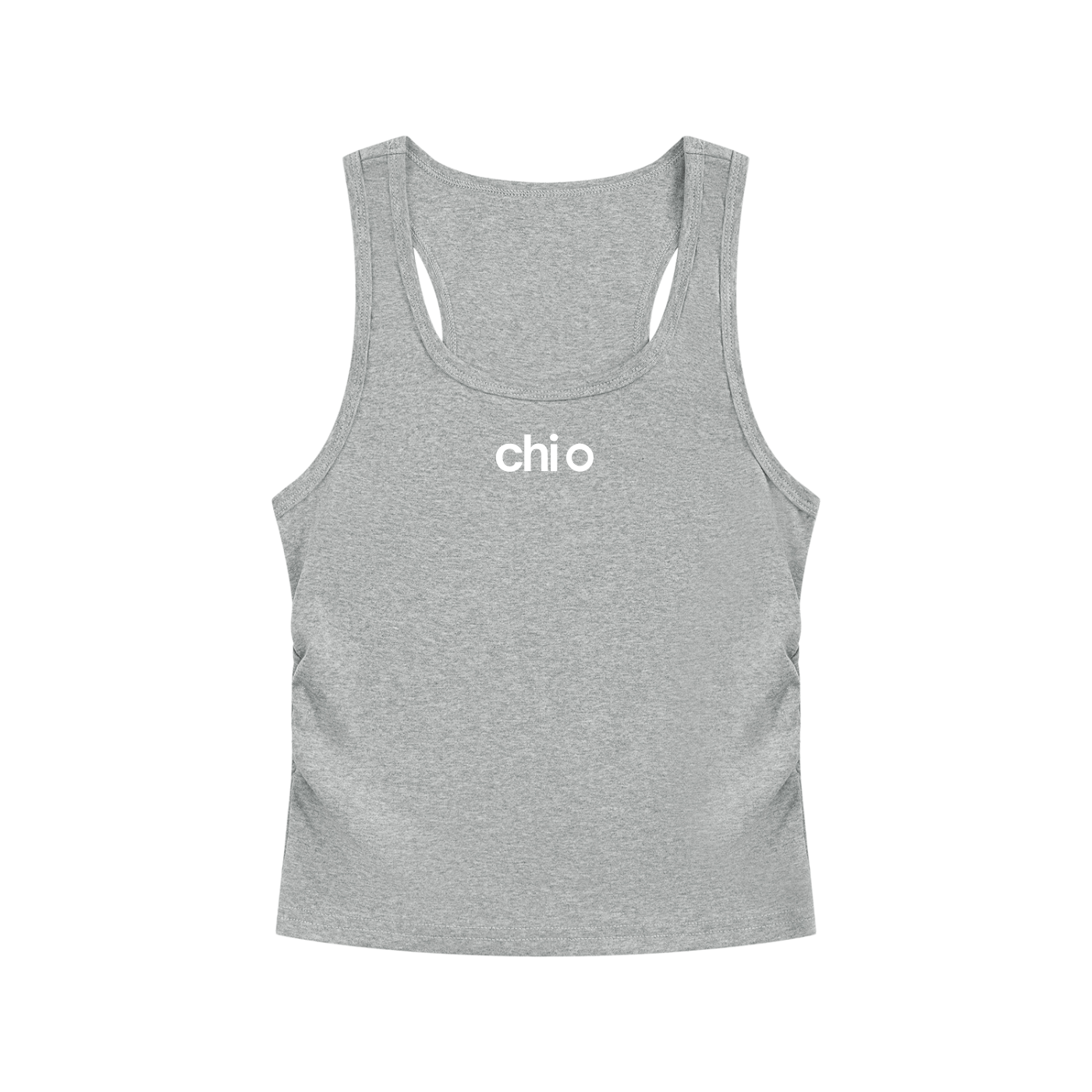Chi Omega Athletic Ruched Tank Top