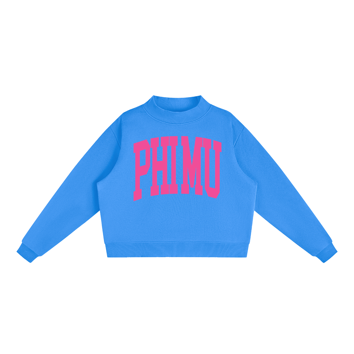 Phi Mu Big Mock Neck Sweatshirt