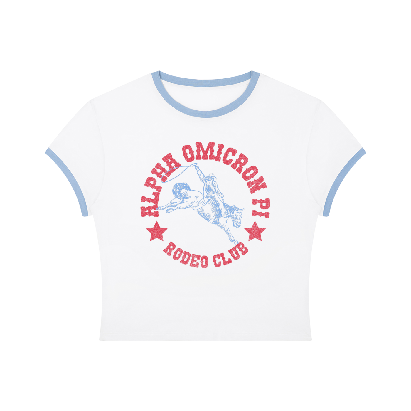 Alpha Omicron Pi Rodeo Club Baby Tee