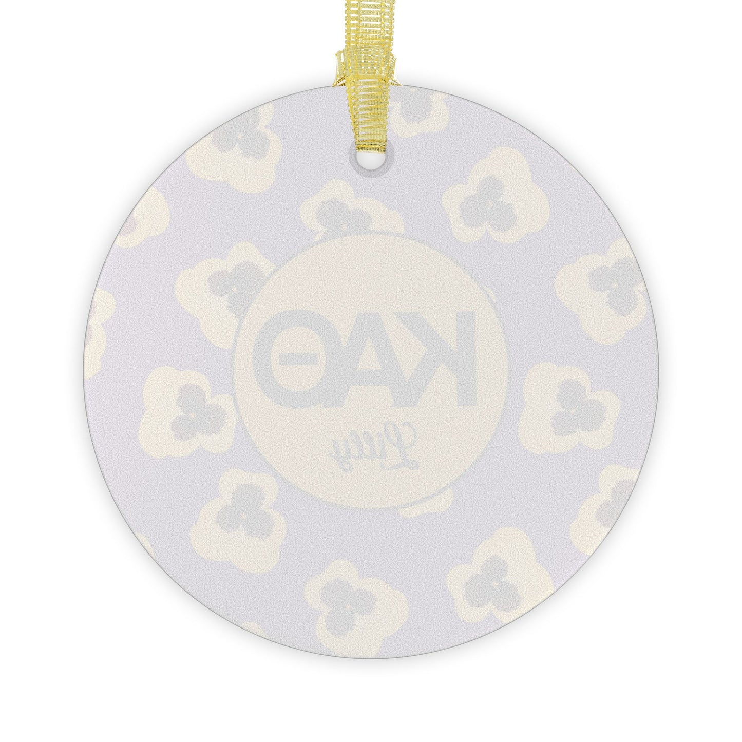 Kappa Alpha Theta Personalized Glass Ornament - Ivy Society