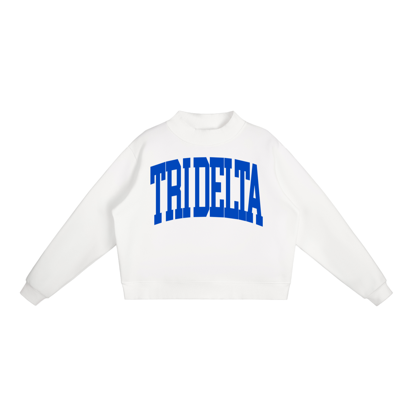 Tri Delta Big Mock Neck Sweatshirt - Ivy Society