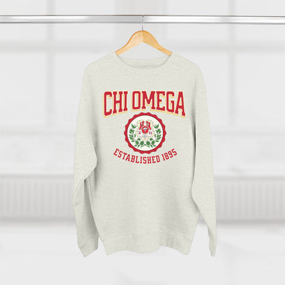 Chii Omega Crest Sweatshirt - Ivy Society