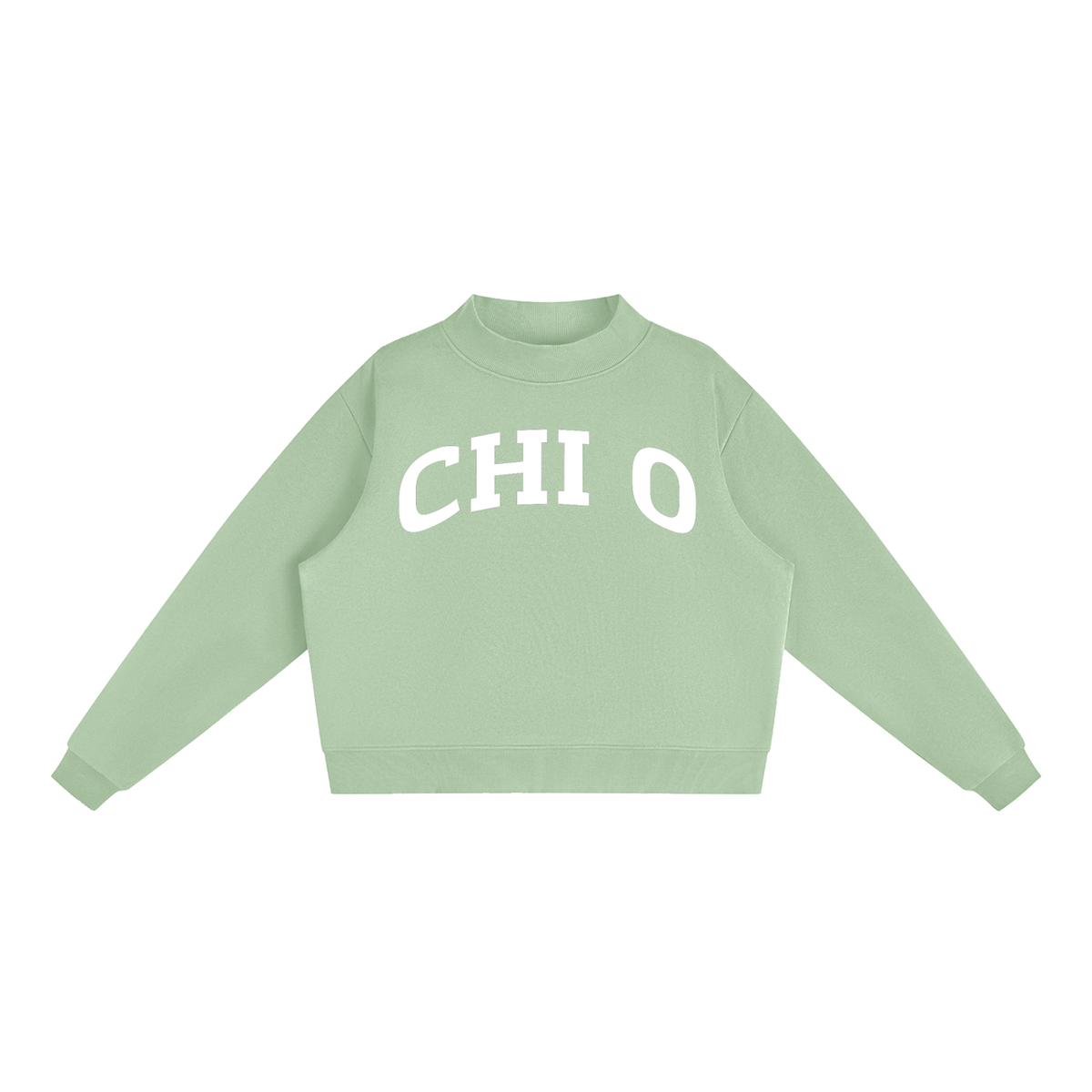 Chi Omega Mock Neck Sweatshirts