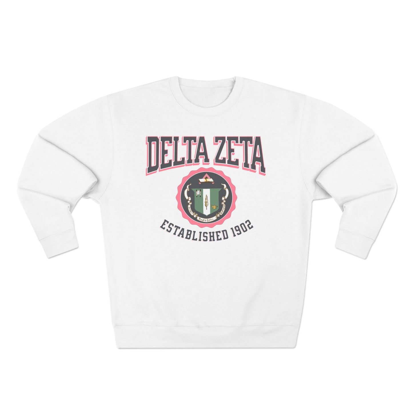 Delta Zeta Crest Sweatshirt - Ivy Society