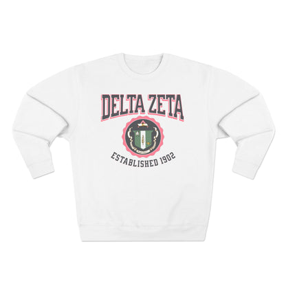 Delta Zeta Crest Sweatshirt - Ivy Society