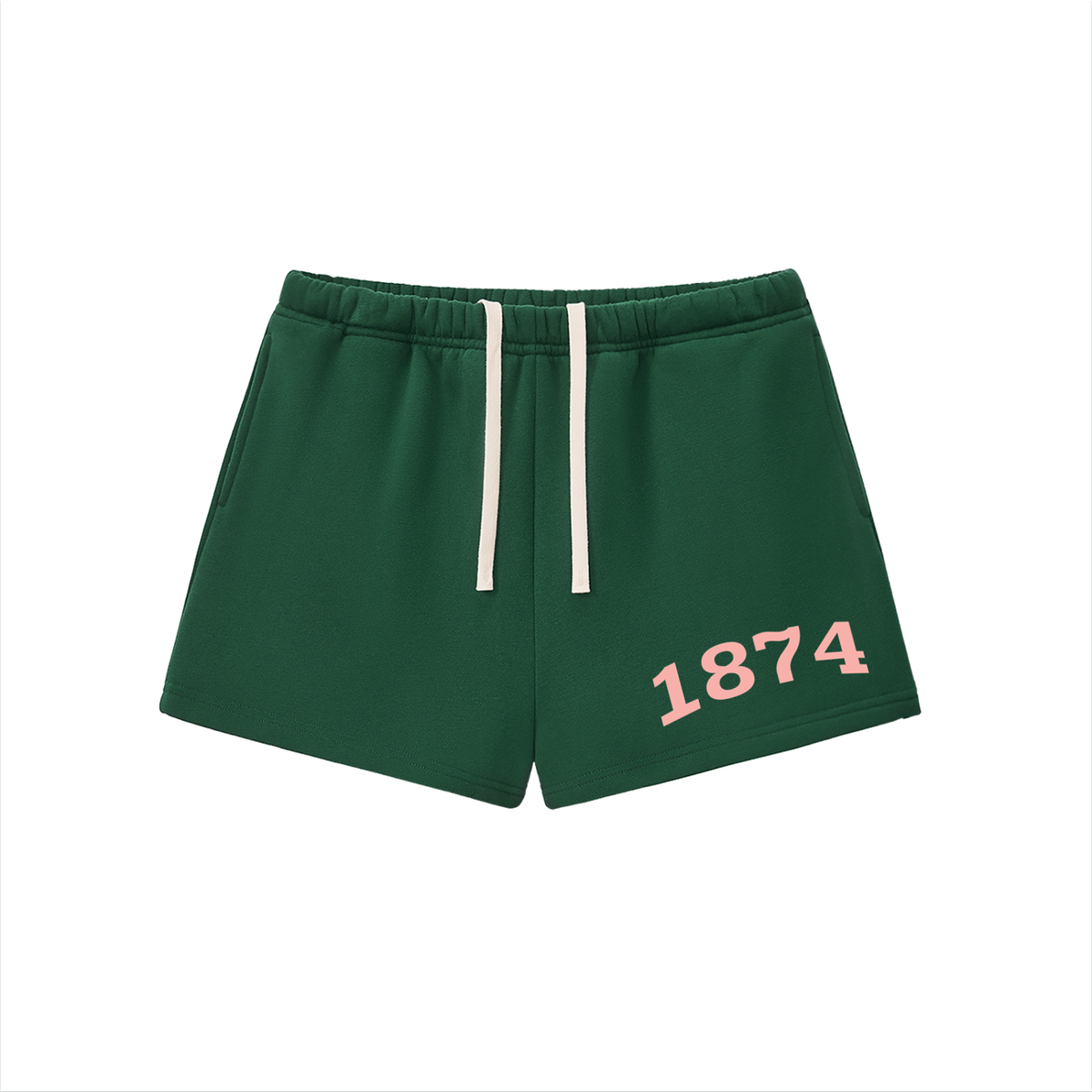 Gamma Phi Beta Blush Fleece Drawstring Shorts