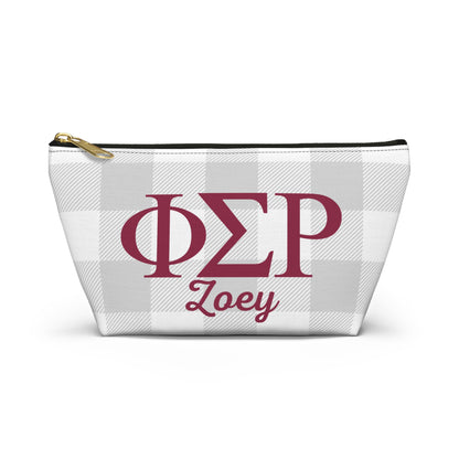 Phi Sigma Rho Personalized Makeup Bag - Ivy Society