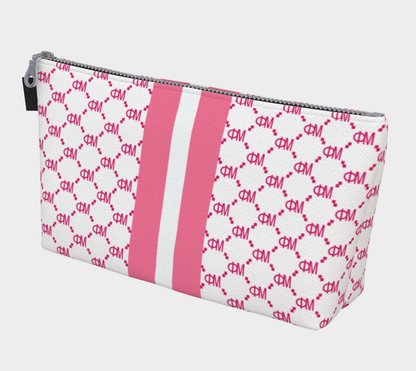 Phi Mu Print Makeup Bag