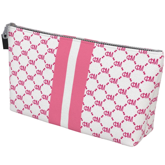 Phi Mu Print Makeup Bag