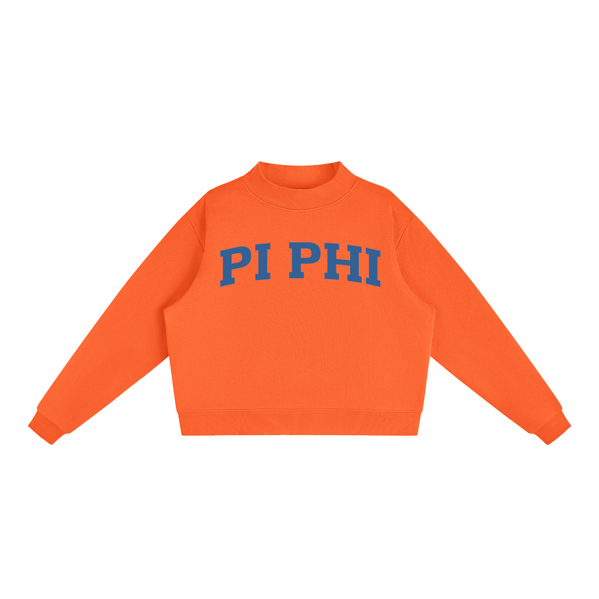 Pi Beta Phi Blue Mock Neck Sweatshirt