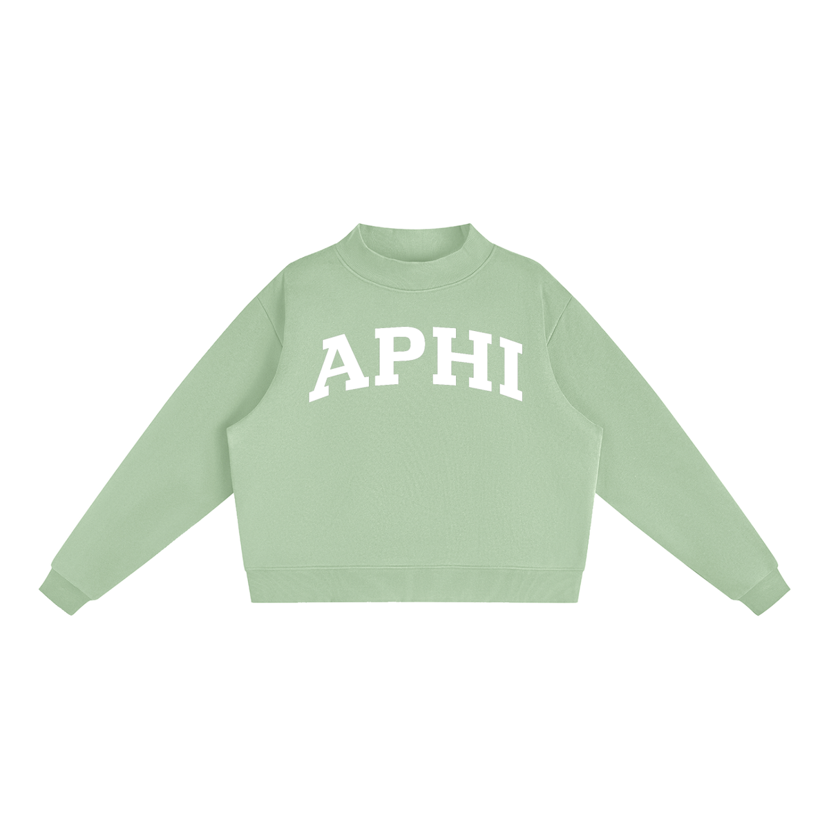 Alpha Phi Mock Neck Sweatshirt