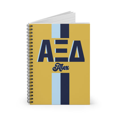 Alpha Xi Delta Personalized Notebook