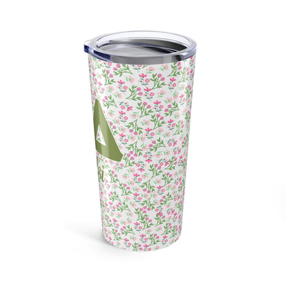 Kappa Delta Personalized Floral Tumbler