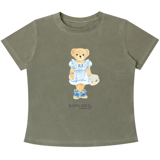 Kappa Delta Flower Bear T Shirt