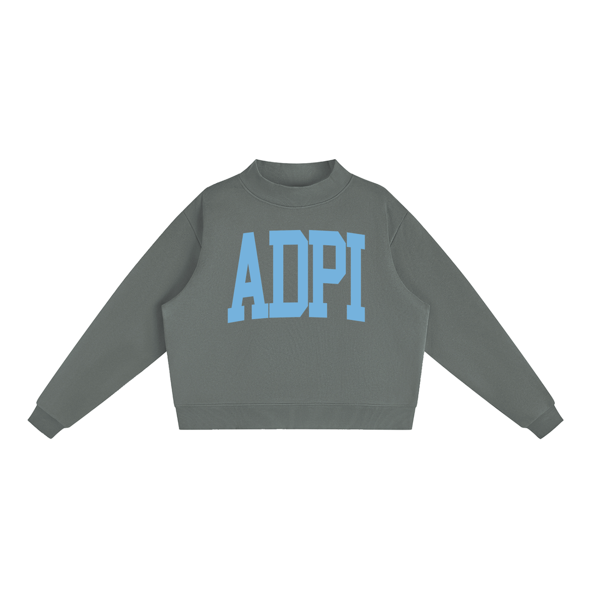 Alpha Delta Pi Big Mock Neck Sweatshirt