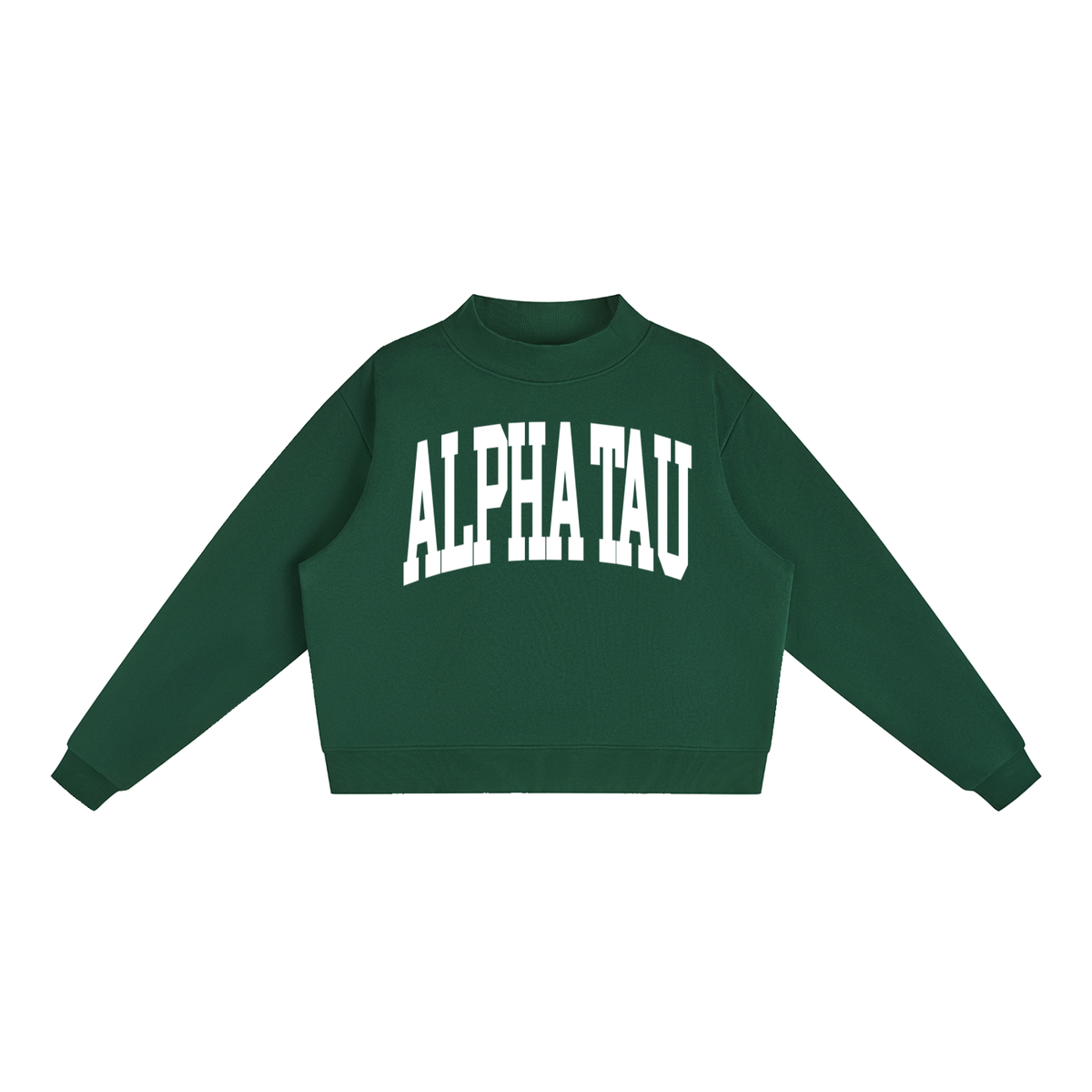 Alpha Sigma Tau Mock Neck Sweatshirt