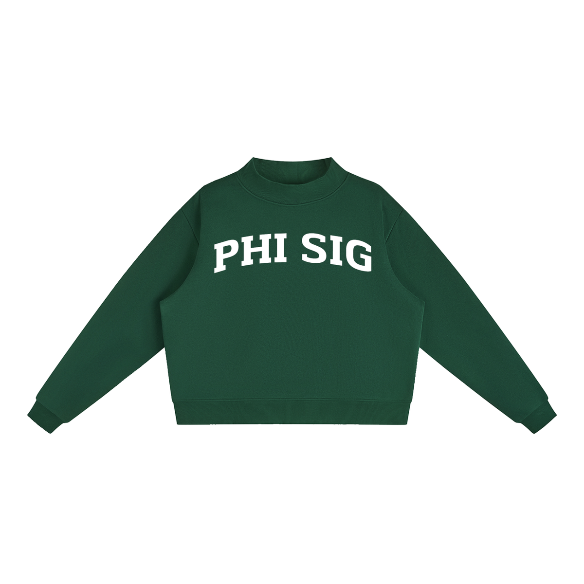 Phi Sigma Sigma Mock Neck Sweatshirt
