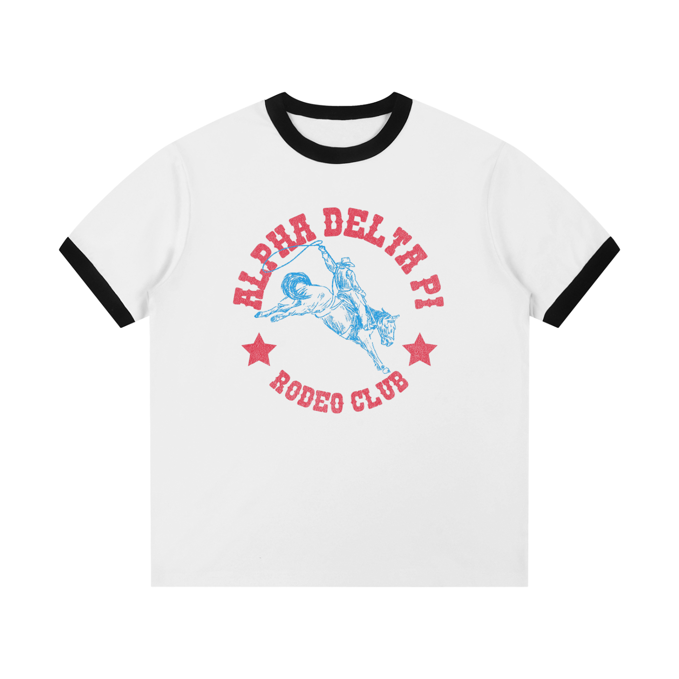 Alpha Delta Pi Rodeo Club Ringer Tee