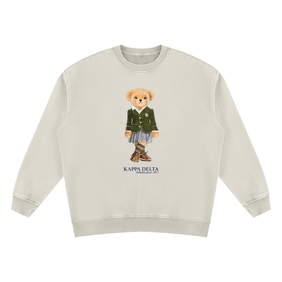 Kappa Delta Sorority Bear Vintage Wash Sweatshirt