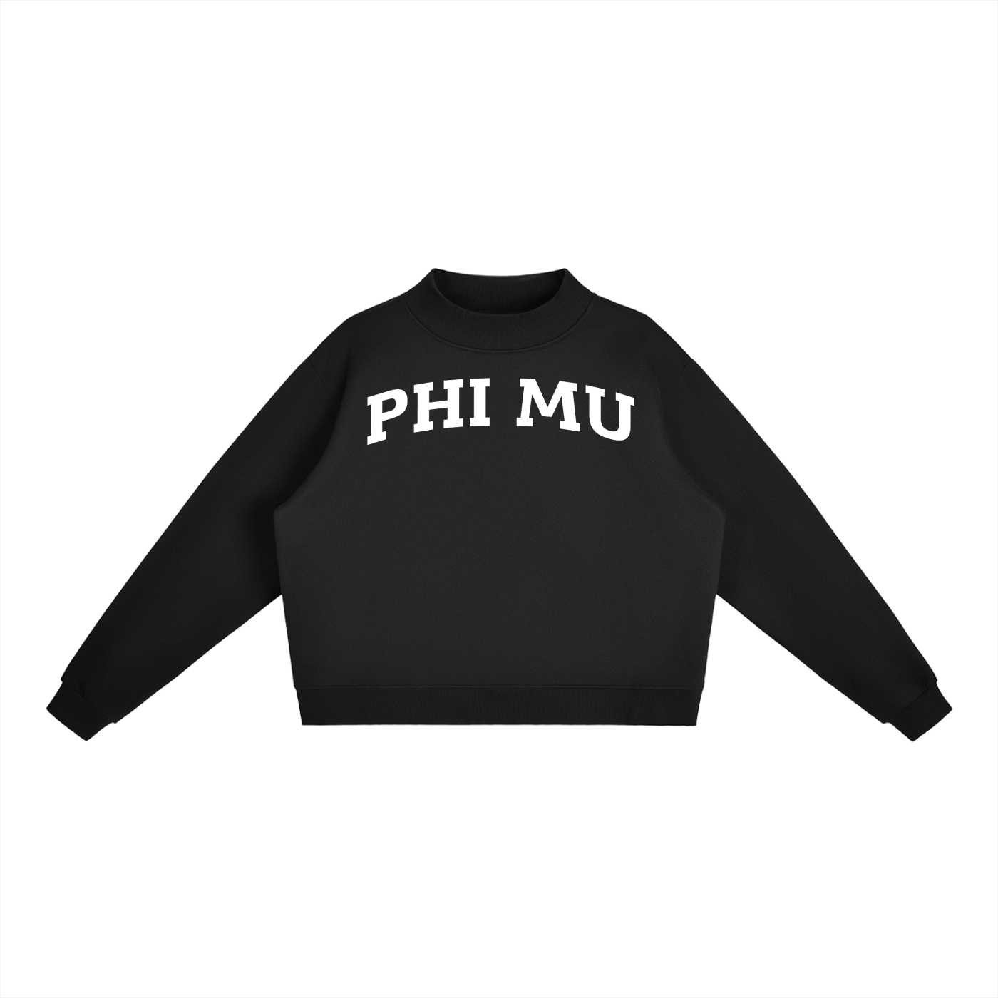 Phi Mu Mock Neck Sweatshirt - Ivy Society