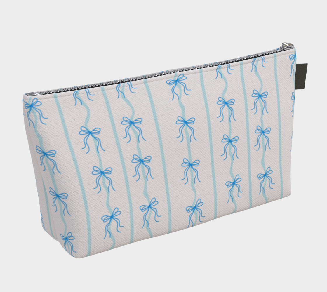 Tri Delta Personalized Bow Makeup Bag