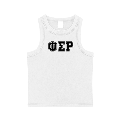 Phi Sigma Rho Letters Tank Top - Ivy Society