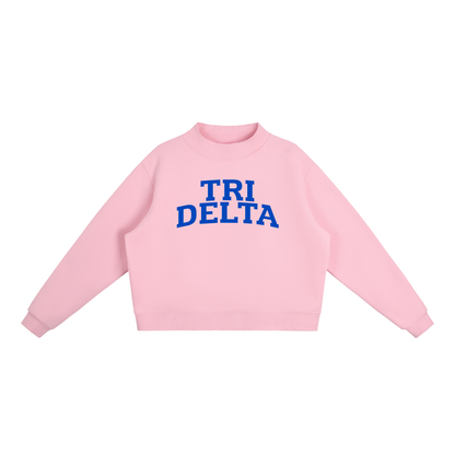 Tri Delta Mock Neck