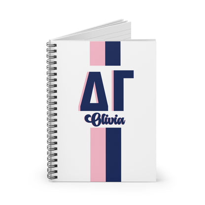 Delta Gamma Personalized Notebook