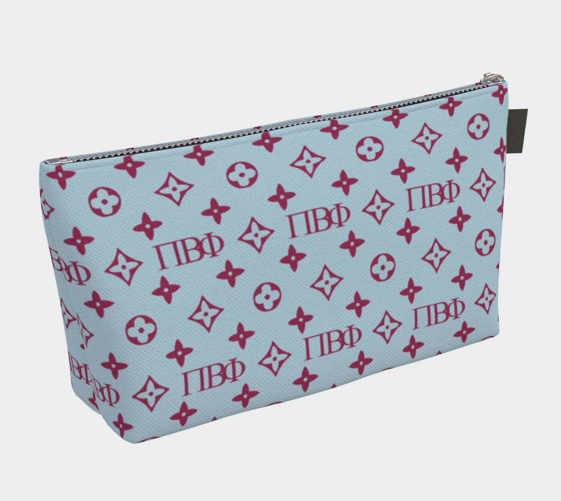 Pi Beta Phi Design Makeup Bag