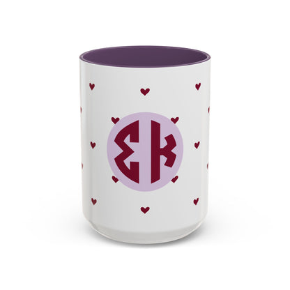 Sigma Kappa Hearts Mug - Ivy Society