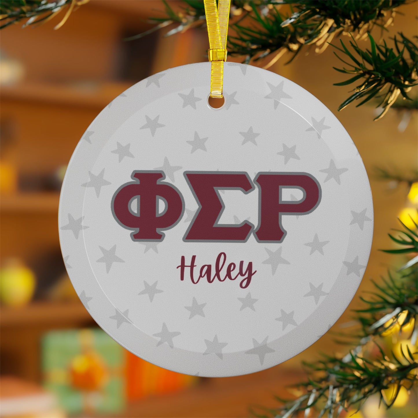 Phi Sigma Rho Personalized Star Ornament - Ivy Society