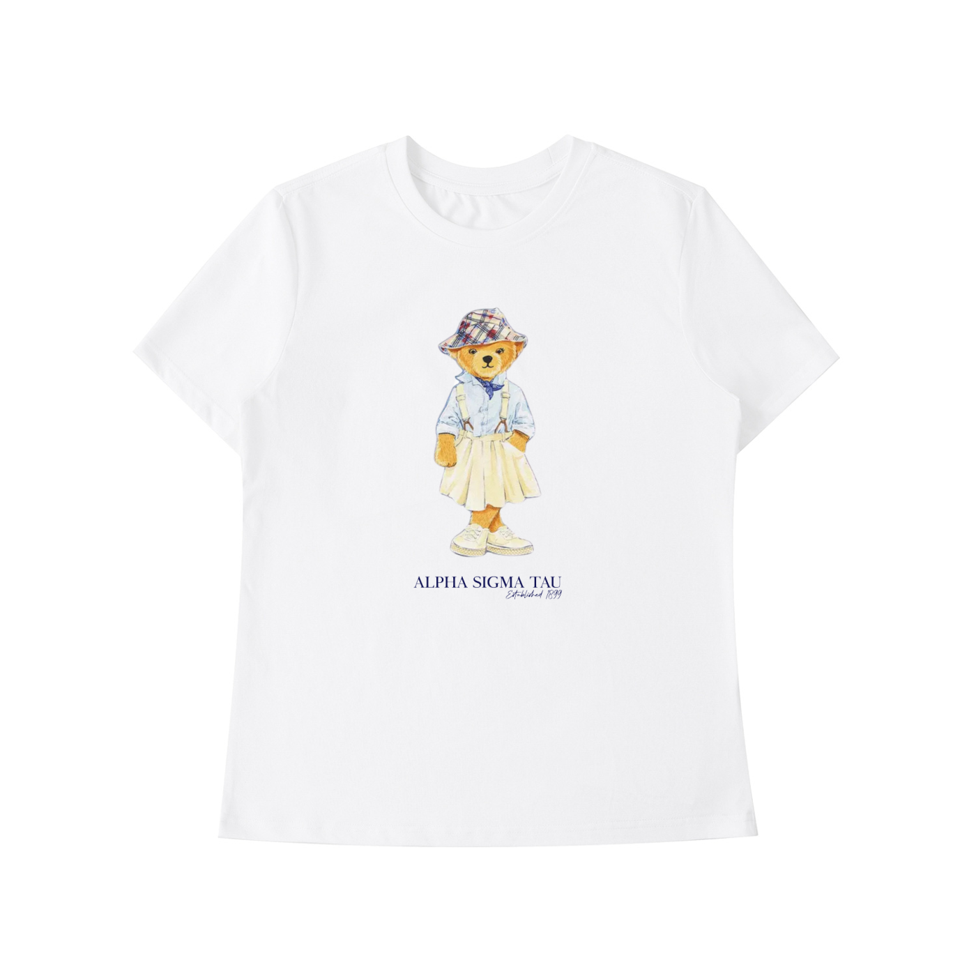 Alpha Sigma Tau Bear T Shirt