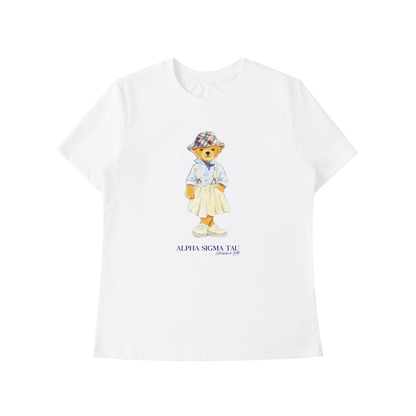 Alpha Sigma Tau Bear T Shirt