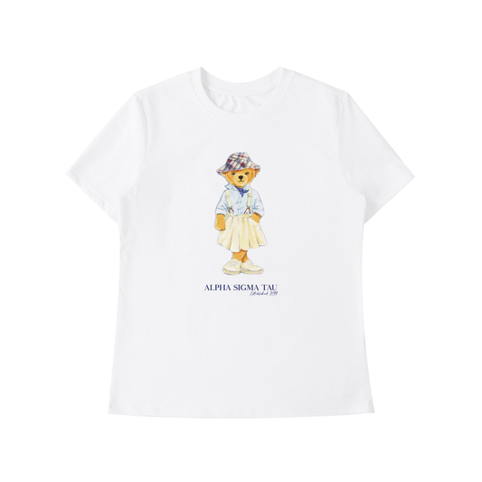 Alpha Sigma Tau Bear T Shirt