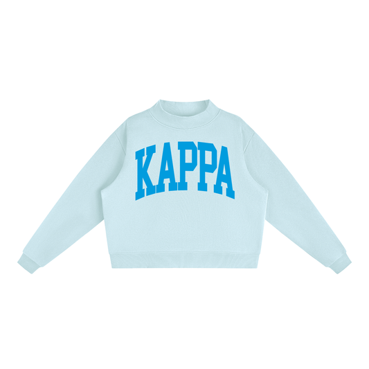 Kappa Kappa Gamma Big Mock Neck Sweatshirt - Ivy Society