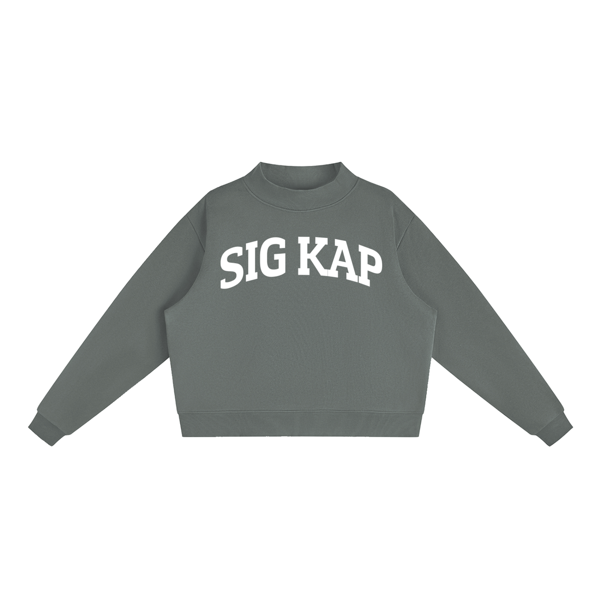 Sigma Kappa Mock Neck Sweatshirt