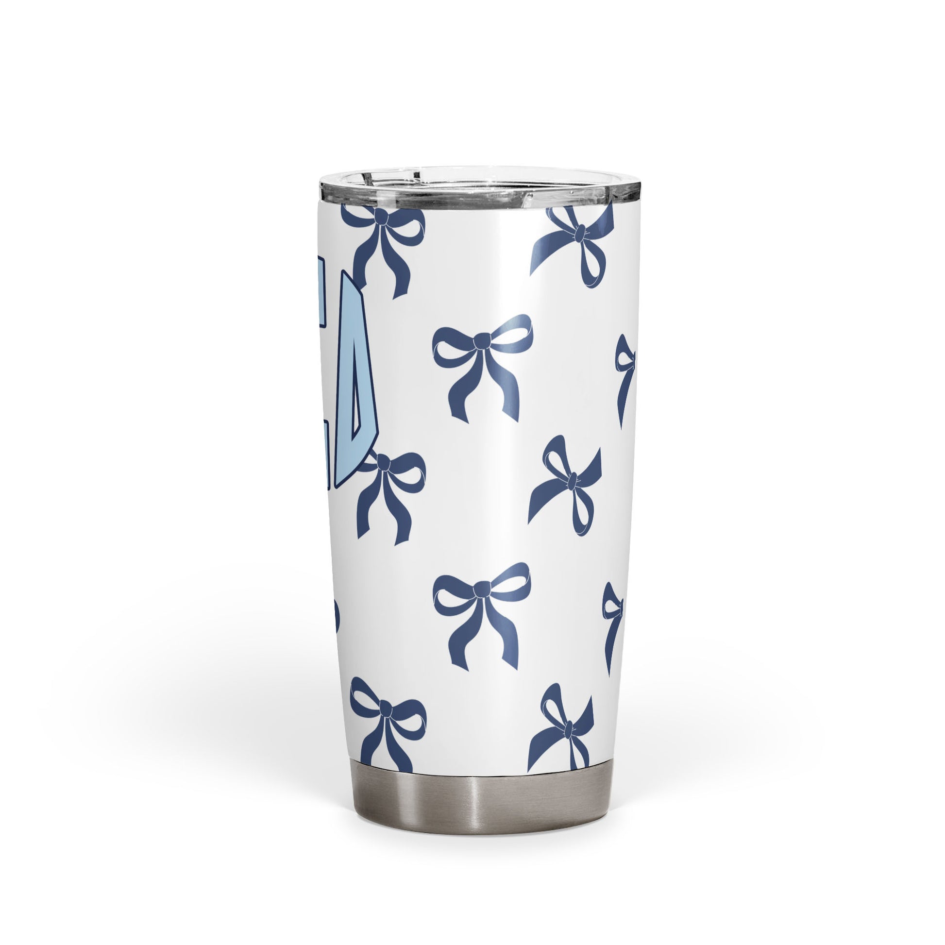 Alpha Xi Delta Monogram Bow Tumbler - Ivy Society