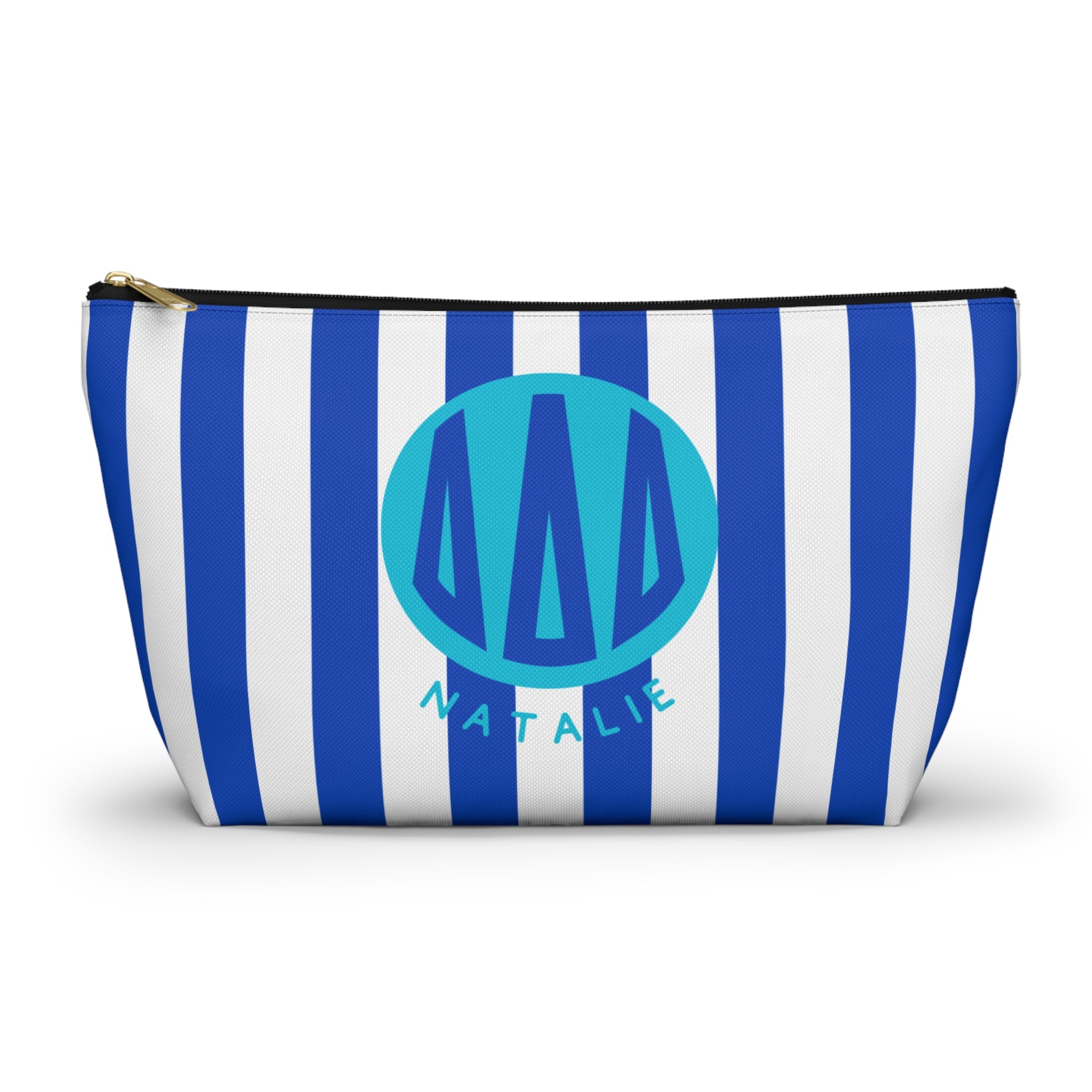Tri Delta Personalized Stripe Makeup Bag - Ivy Society